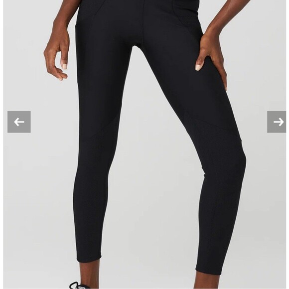 Alo Yoga Ribbed Airlift High-Waist 7/8 Enchanted Legging - Picture 1 of 6